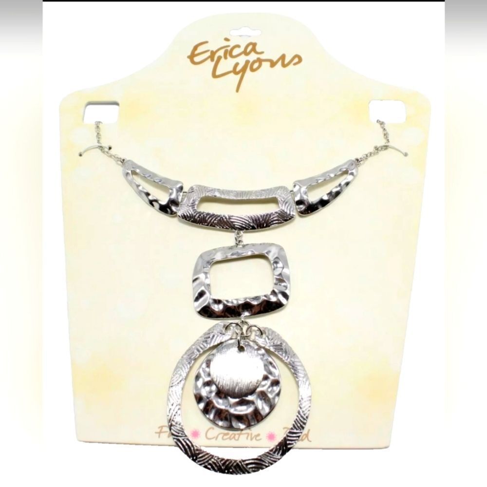 Erica Lyons Silver Statement Necklace